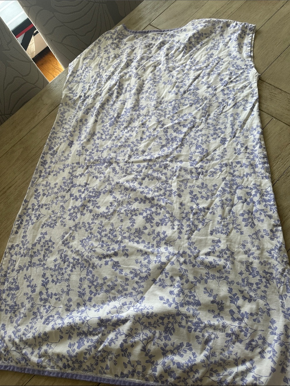 Garnet Hill Women’s Floral Gown Asian Wrap size XL - Picture 4 of 5